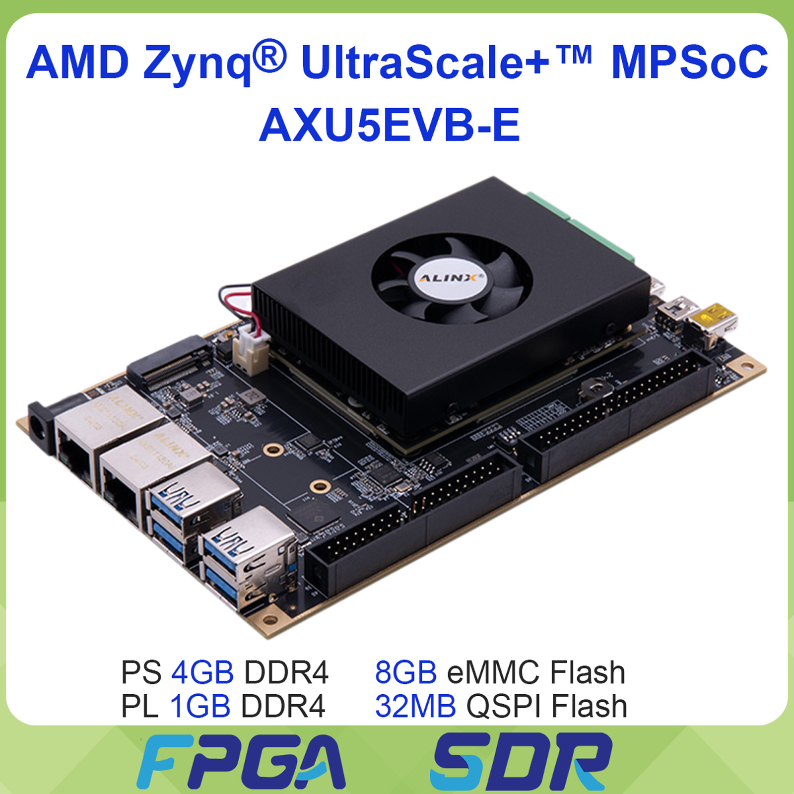 Ddr4 8Gb - Placa de Desenvolvimento ALINX AXU5EVB-E Zynq