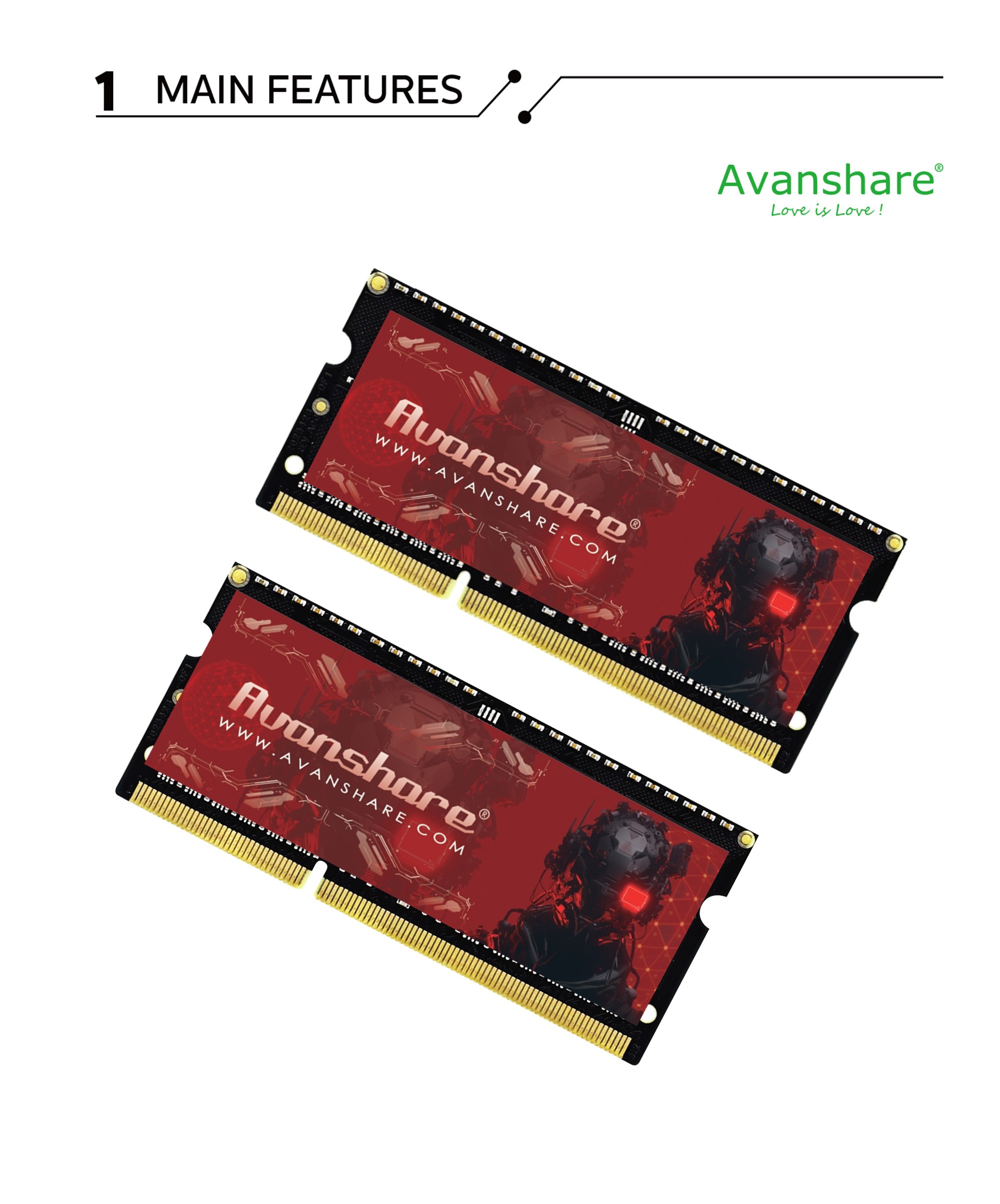 Sodimm Ddr4 - Memória RAM Avanshare DDR5 DDR4 DDR3