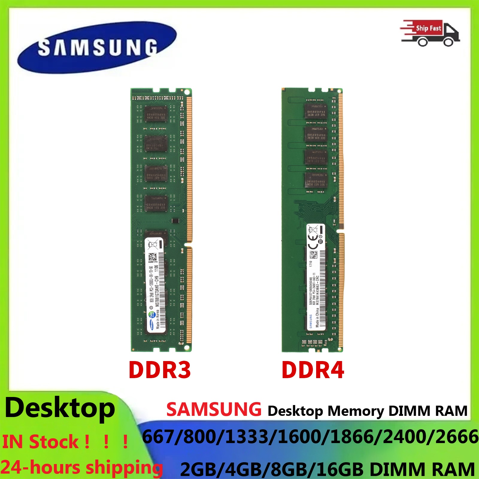 Ddr4 3200 16Gb - Memória RAM SAMSUNG para Desktop DIMM