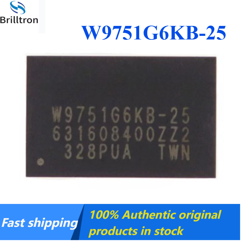 Ddr2 Ram - 5-20PCS 100% Original W9751G6KB-25 DDR2 Chip,