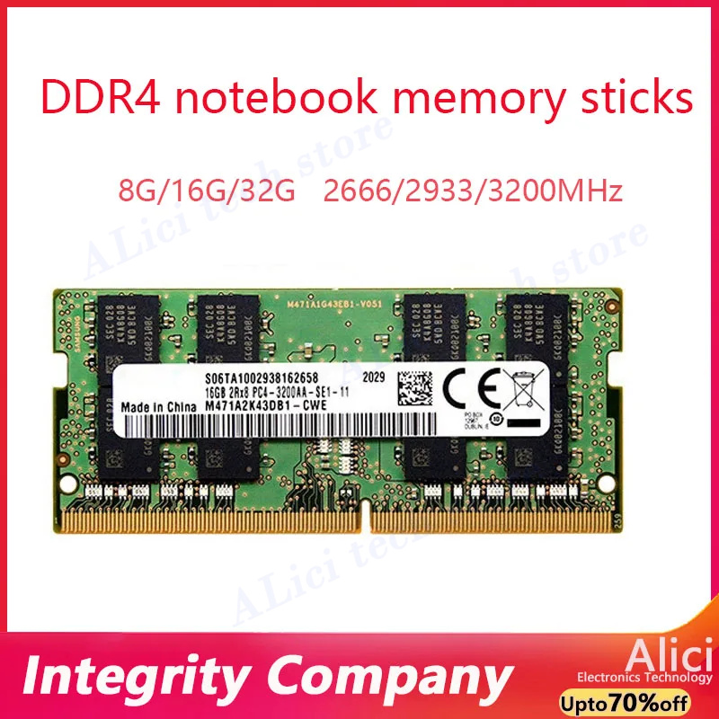 Sodimm Ddr4 - PARA Samsung notebook memória varas DDR4