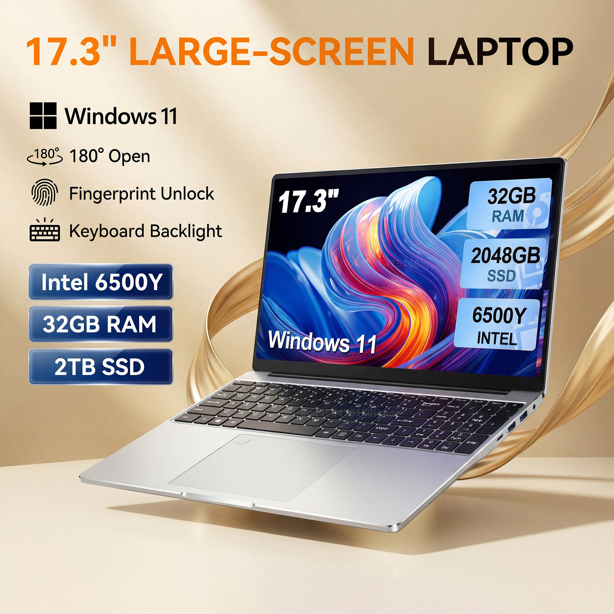 Ddr3 Ram - NOVO Laptop com Tela Grande de