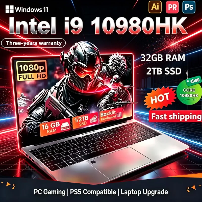 Ddr4 Laptop Ram - Novo Lançamento Laptop Gamer 14.1 I9