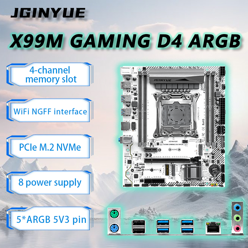 Placa-mãe JGINYUE X99 LGA2011- - Ecc Ram Server avaliação e preço