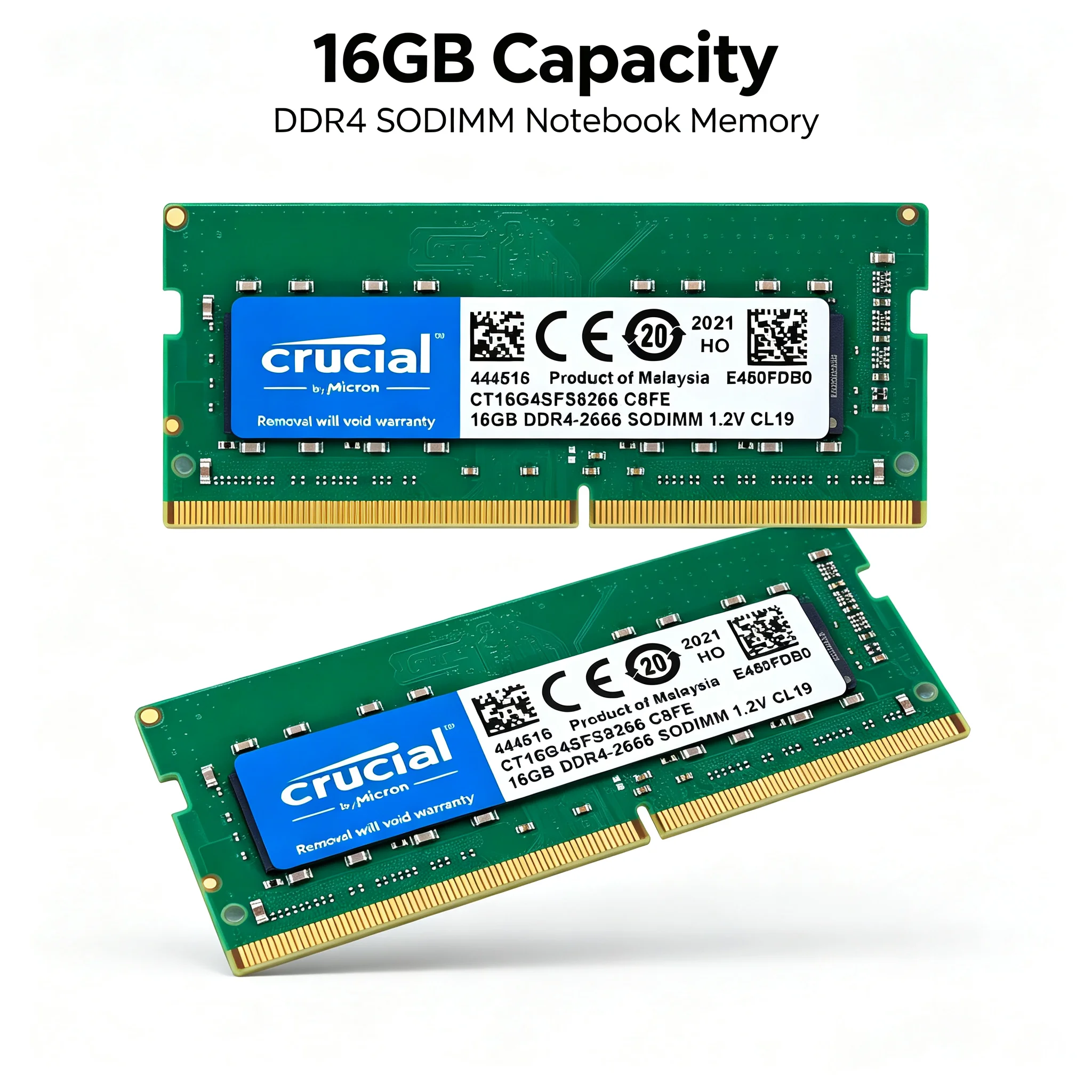 Crucial 1PCS/2PCS Memória RAM  - Sodimm Ddr4 avaliação e preço
