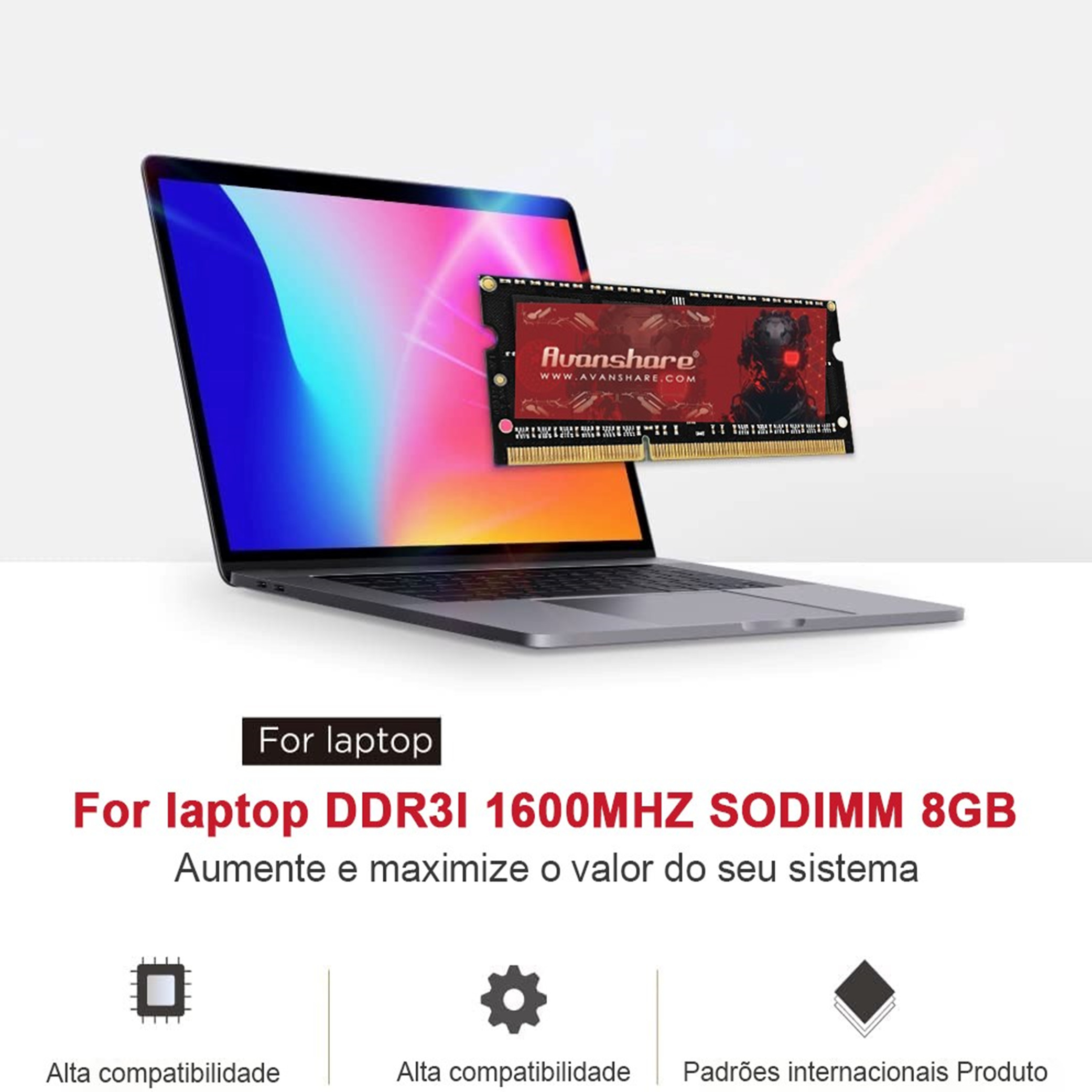 Memória RAM Avanshare DDR5 DDR - Sodimm Ddr4 avaliação e preço