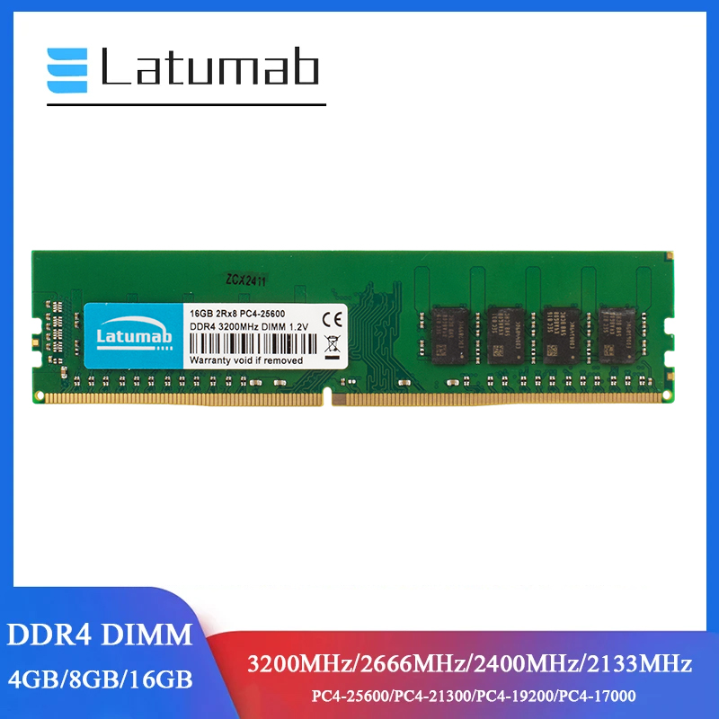 Latumab ram ddr4 desktop memor - Ddr4 3200 16Gb avaliação e preço