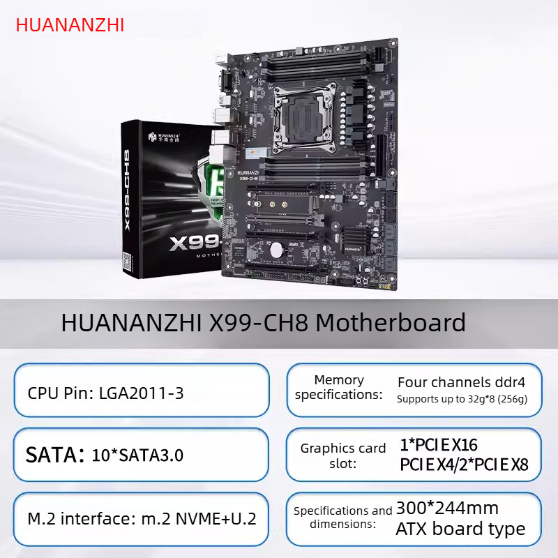 Placa-mãe HUANANZHI LGA2011-3  - Ecc Ram Server avaliação e preço