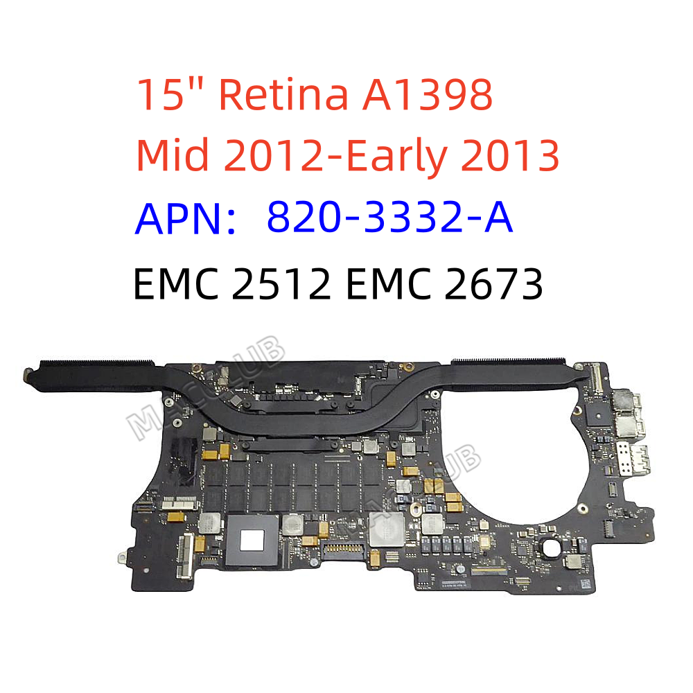 A1398 placa-mãe do portátil pa - Ddr3 8Gb avaliação e preço