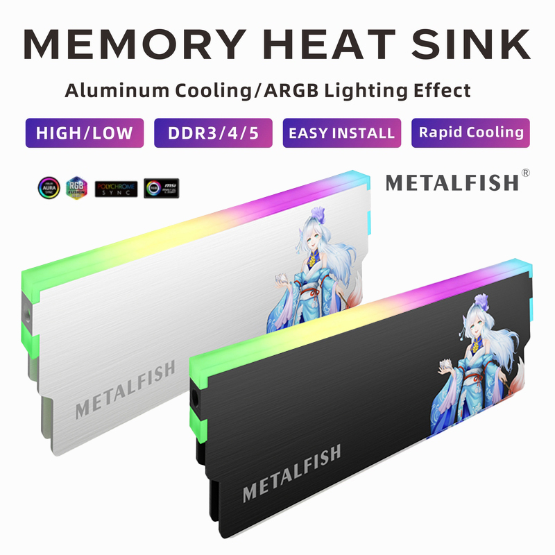 METALFISH DRAM Dissipador de c - Ddr3 Ram avaliação e preço