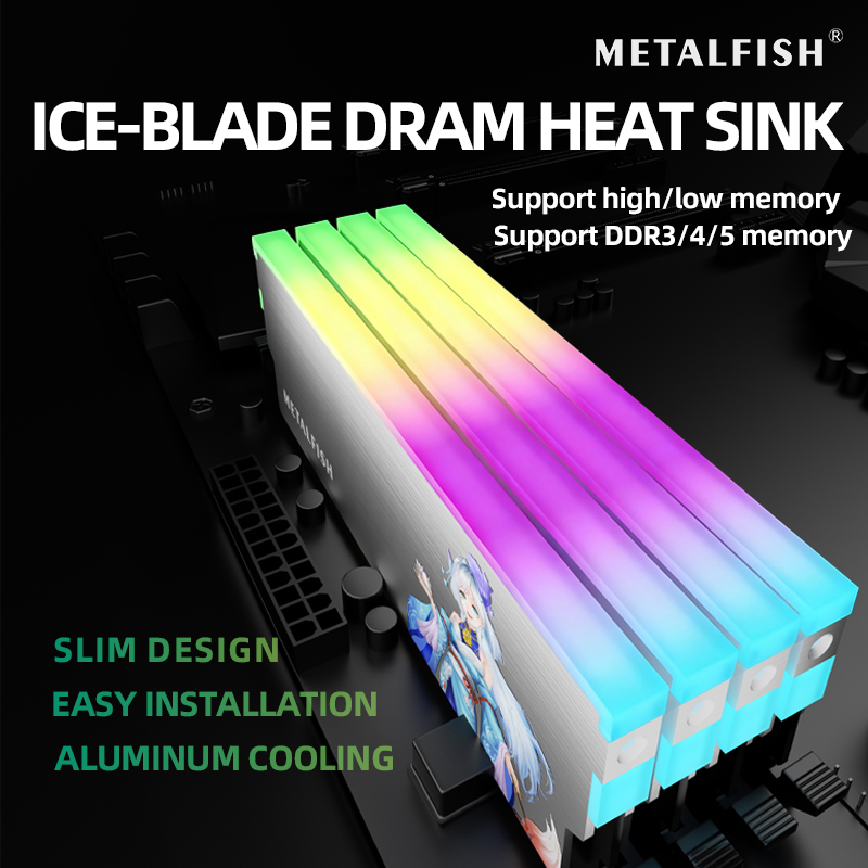 METALFISH DRAM Dissipador de c - Ddr3 Ram avaliação e preço