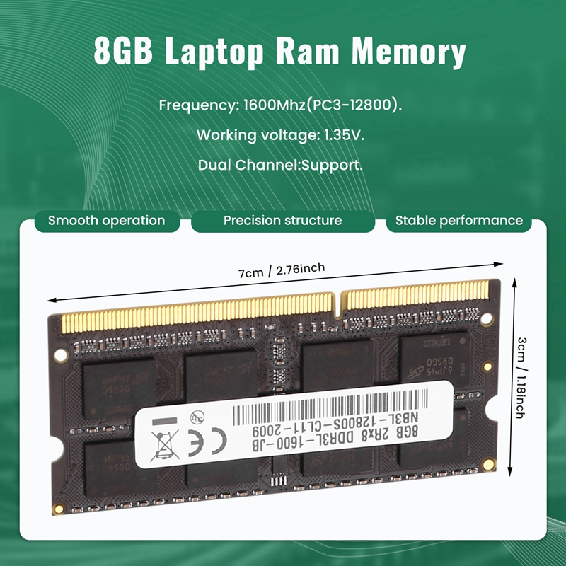 Memória RAM DDR3 8GB para Lapt - Ddr3 Ram avaliação e preço